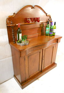 ANTIQUE VICTORIAN MAHOGANY CHIFFONIER c1880-1900 a