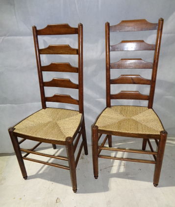 HEALS of LONDON Pair of Arts & Crafts Chairs